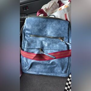 Stylish Blue and Red backpack
